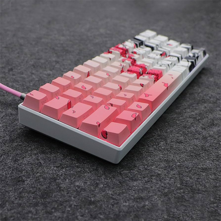 ★Kei ♡★ Amazon.com: SYJHHWGS 136PCS Keycaps Side Print Anime Girl